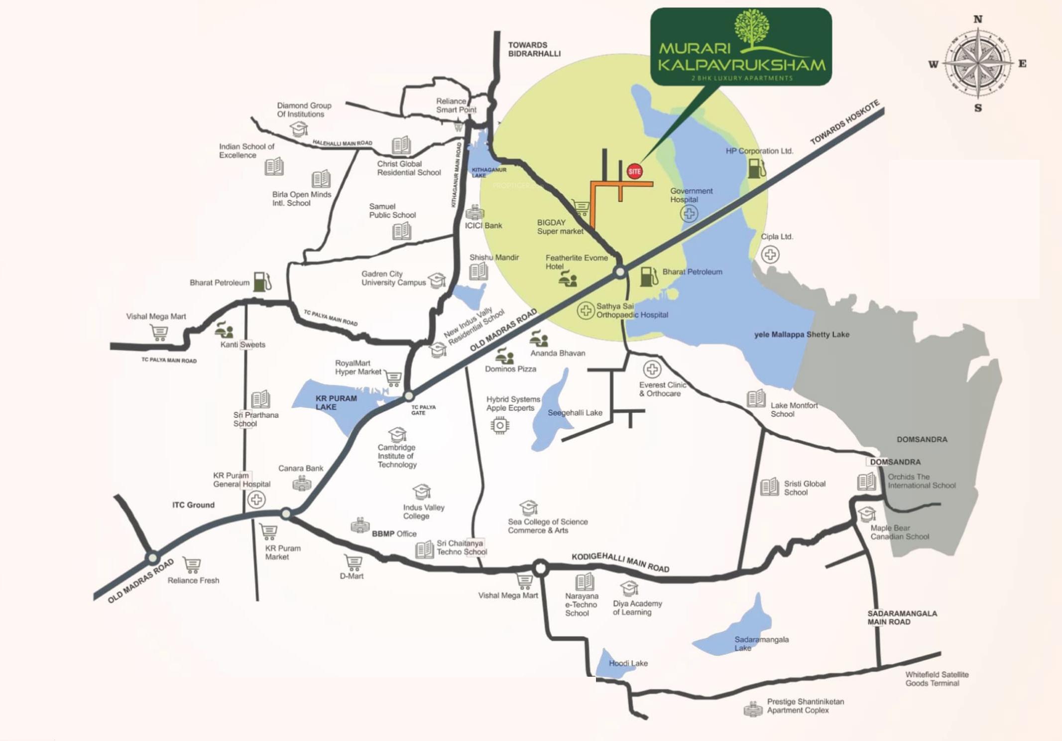 kalpavruksham Location Plan