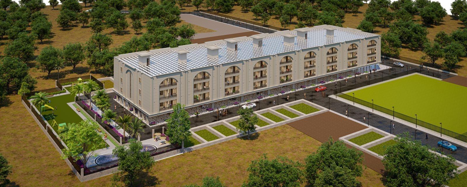shri-braj-rani-appartment Elevation