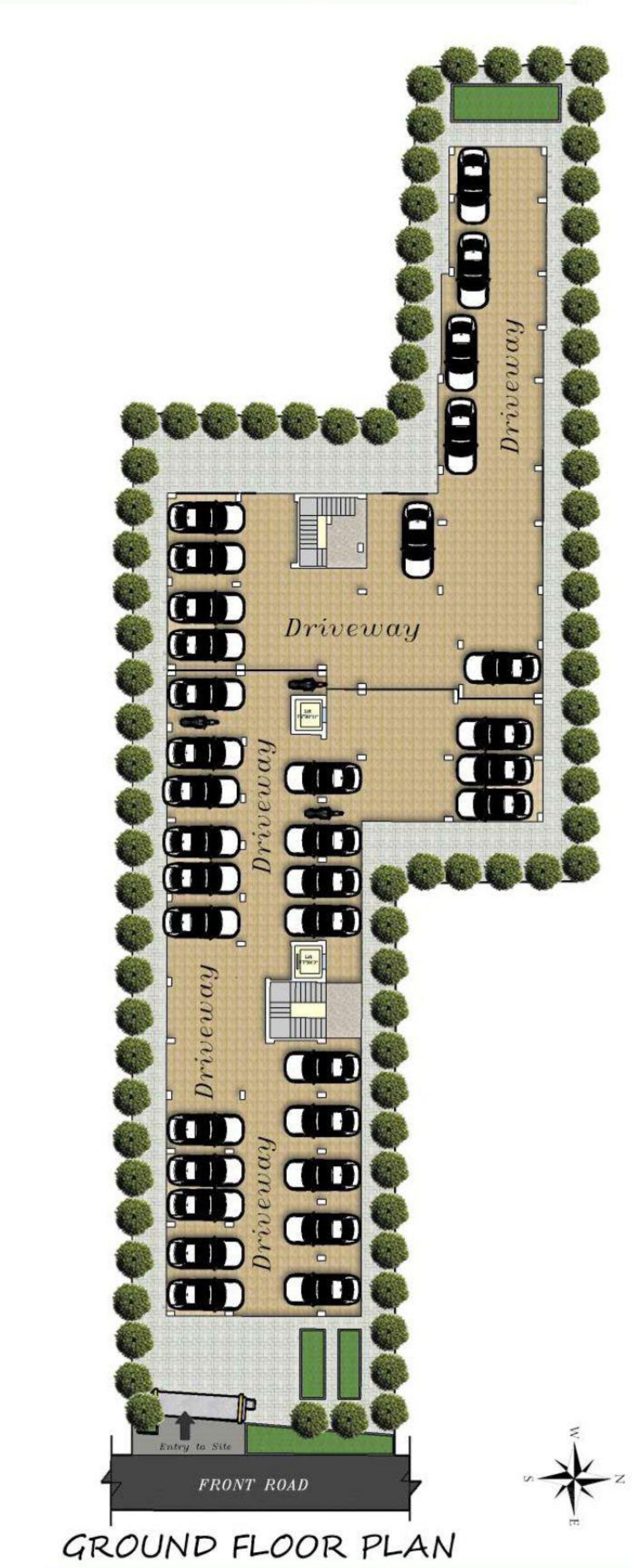 j-b-enclave J B Enclave Cluster Plan for ground Floor