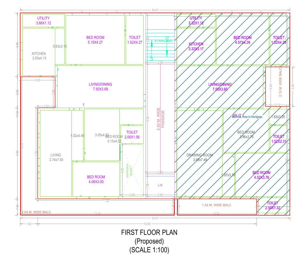 shree-arunachala-apartments Shree Arunachala Apartments Cluster Plan for 1st Floor