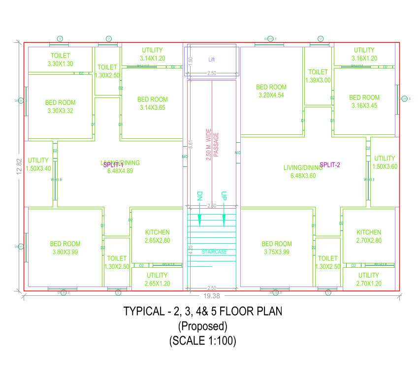 aristo-block-b Aristo Block B Cluster Plan from 2nd to 5th Floor
