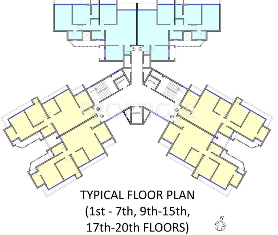 Images for Cluster Plan of Sea Princess Gundecha Premiere