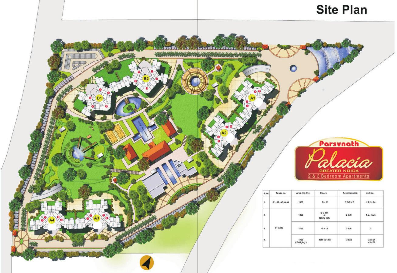 palacia-phase-1 Images for Site Plan of Parsvnath Palacia