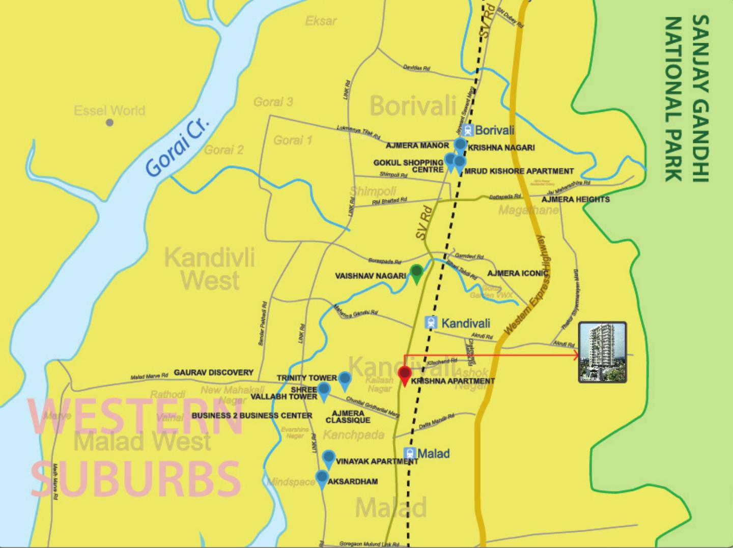 Images for Location Plan of Ajmera Krishna Apartment