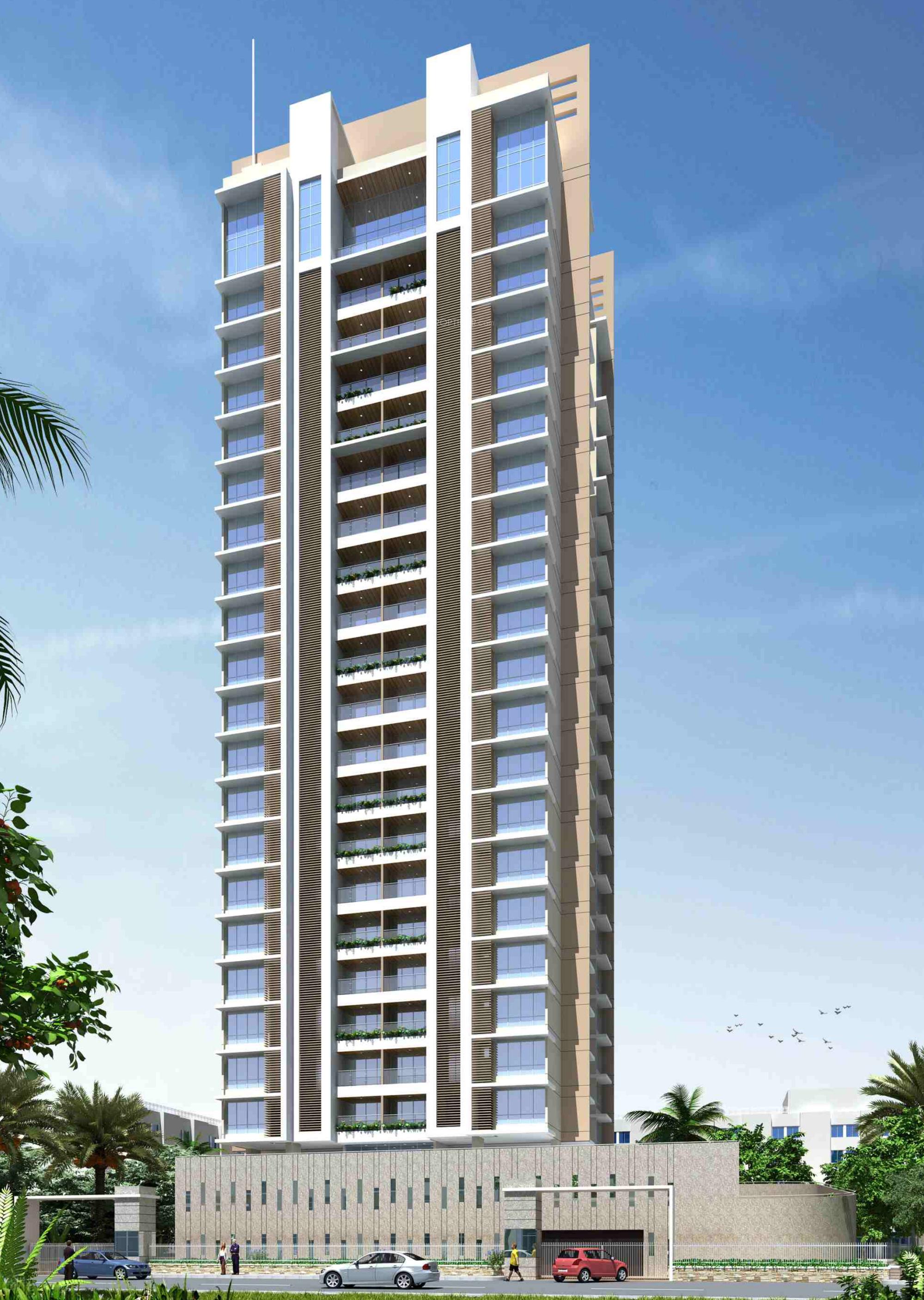 Images for Elevation of Veena Sky Heights