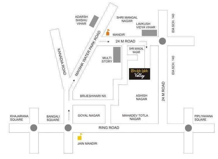 shubh-labh-valley Location Plan