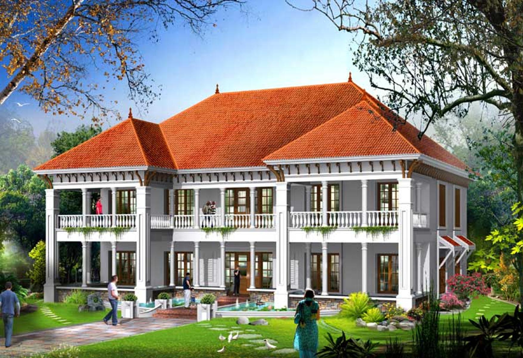 nalukettu-palm-villas Images for Elevation of Kent Nalukettu Palm Villas