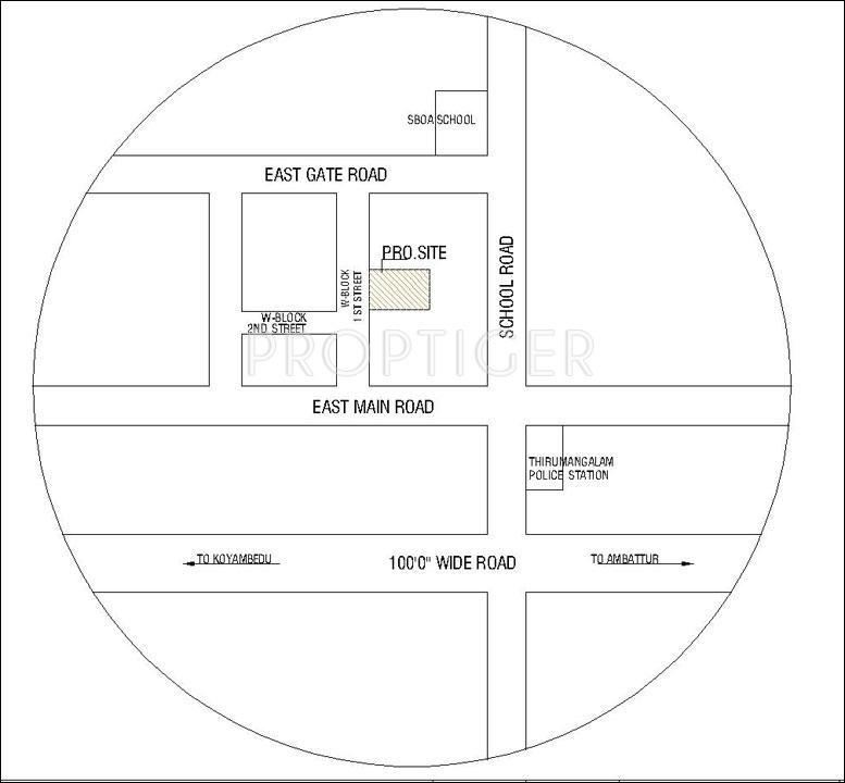Images for Location Plan of Woodcreek Apartment