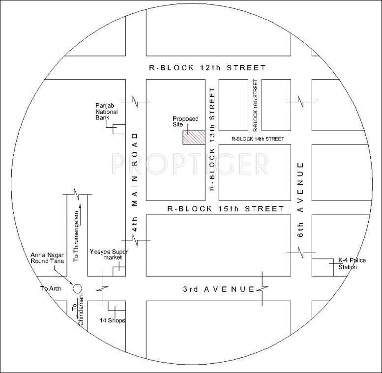Images for Location Plan of Pon Vasantham