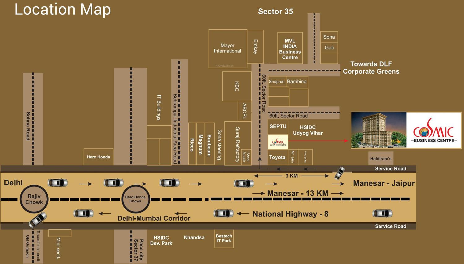 Images for Location Plan of Cosmic Cosmic Business Center