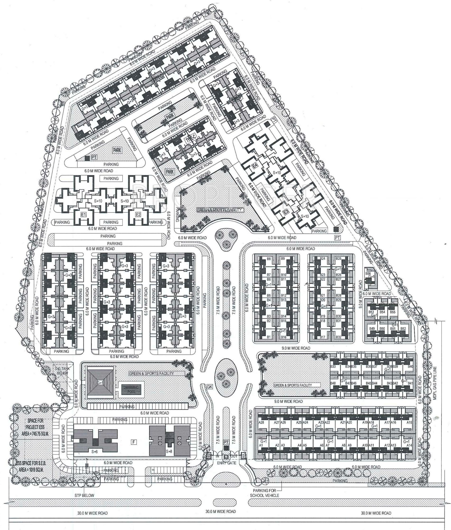 Images for Site Plan of Eldeco Central Park