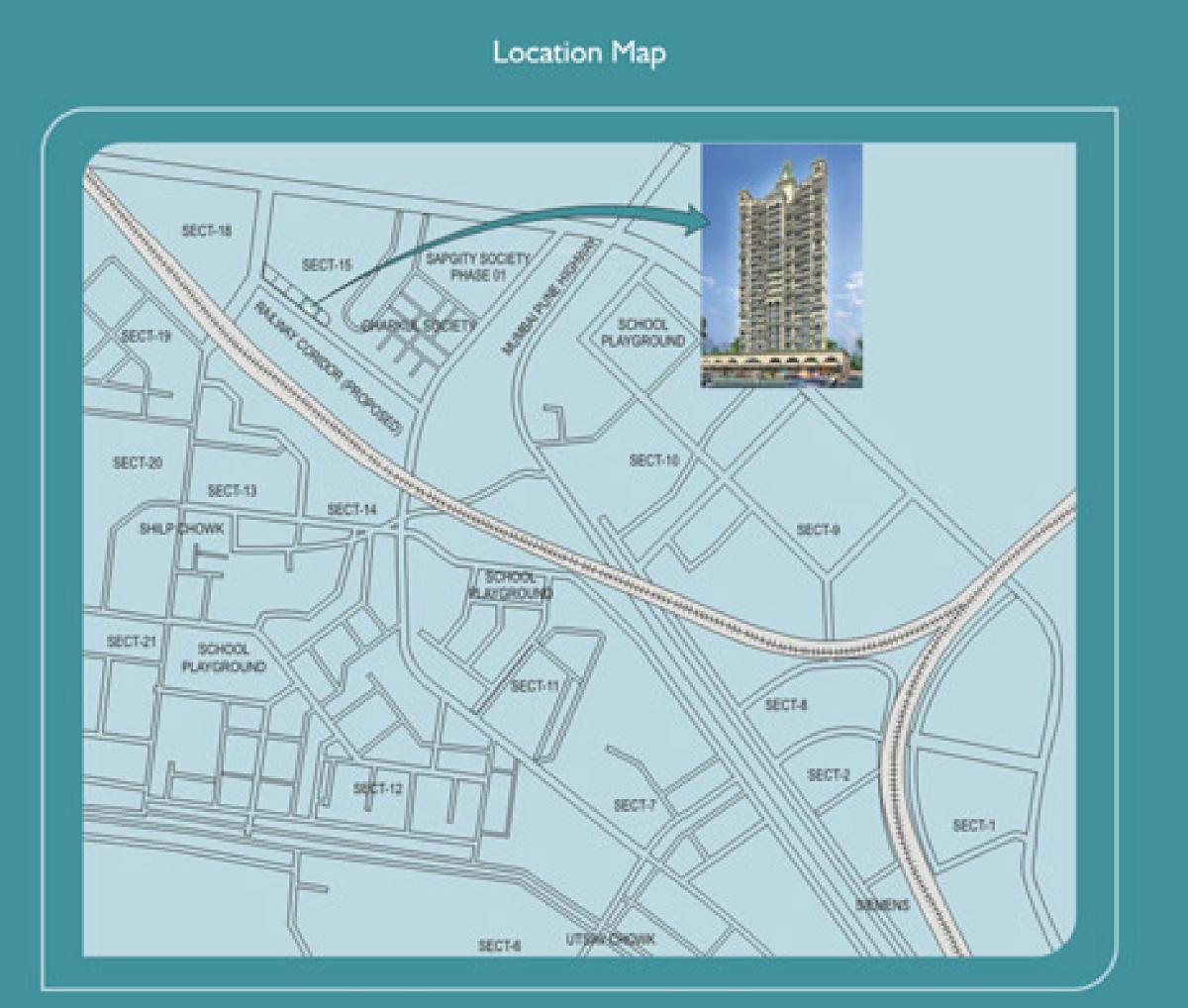 sai-moksh Location Plan