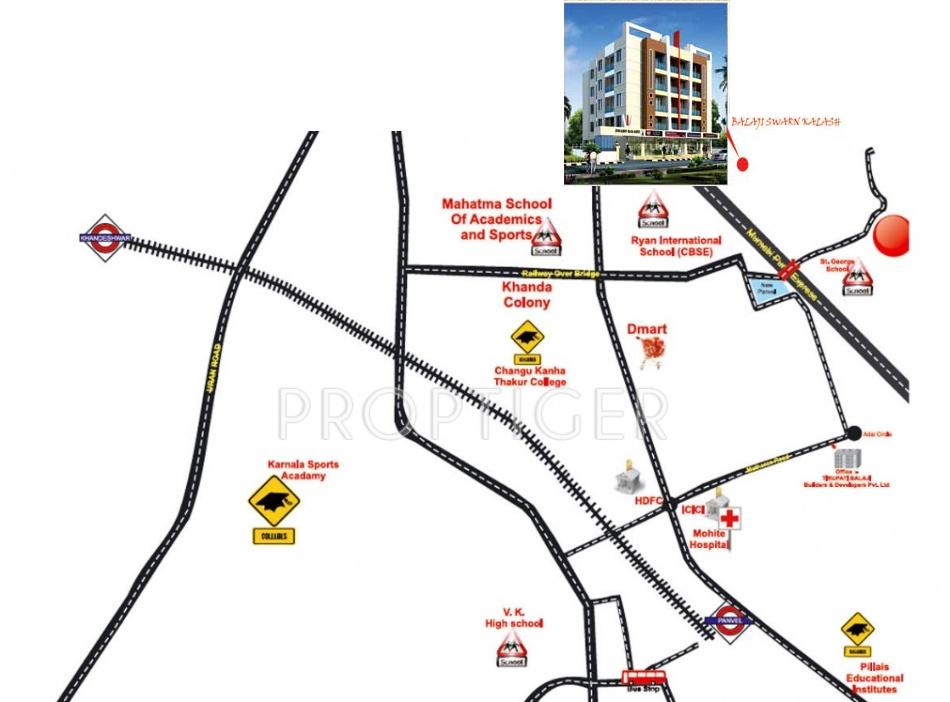 tirupati-balaji swarna-kalash Location Plan