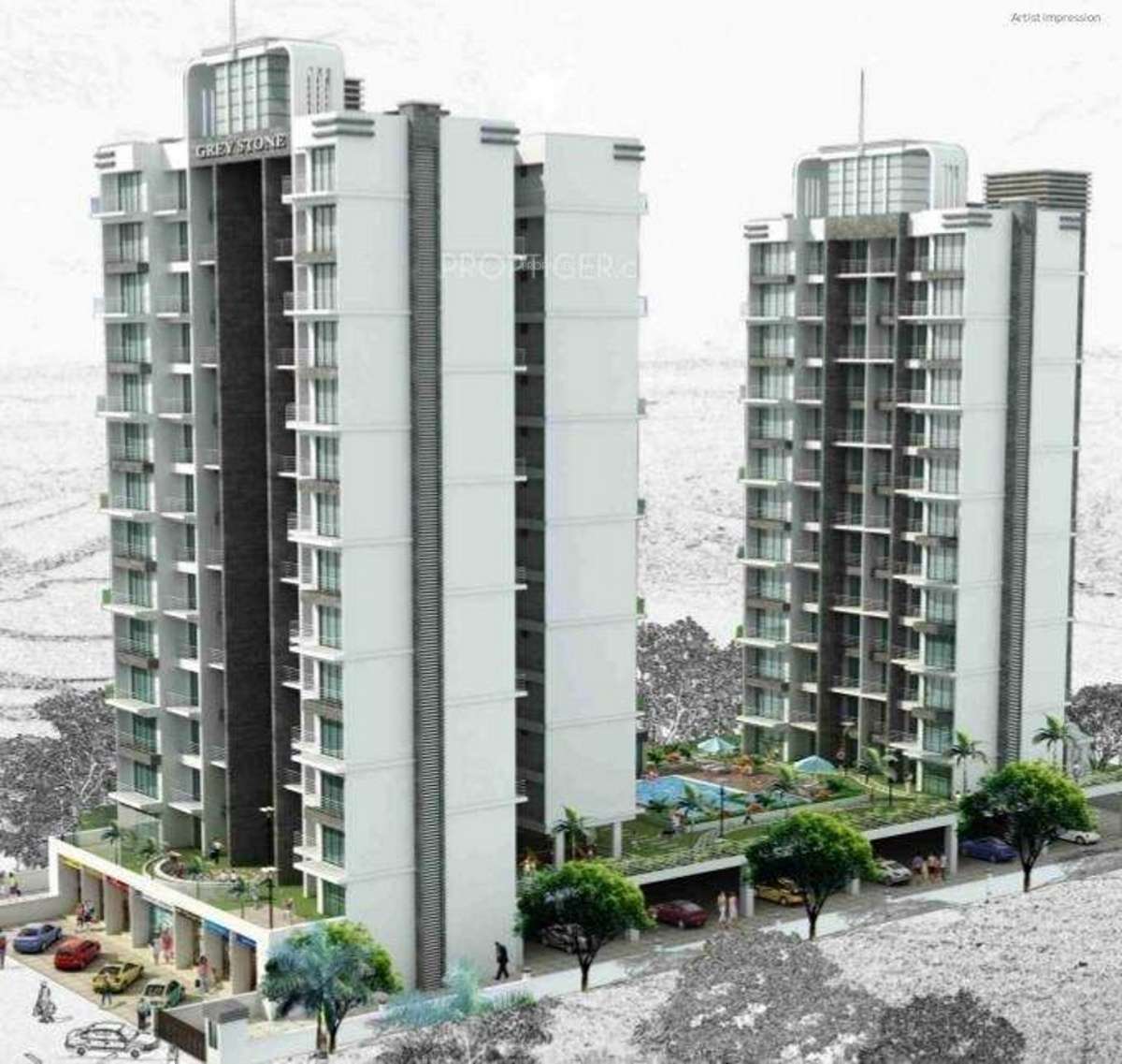 greystone Images for Elevation of Akshar Developers Greystone