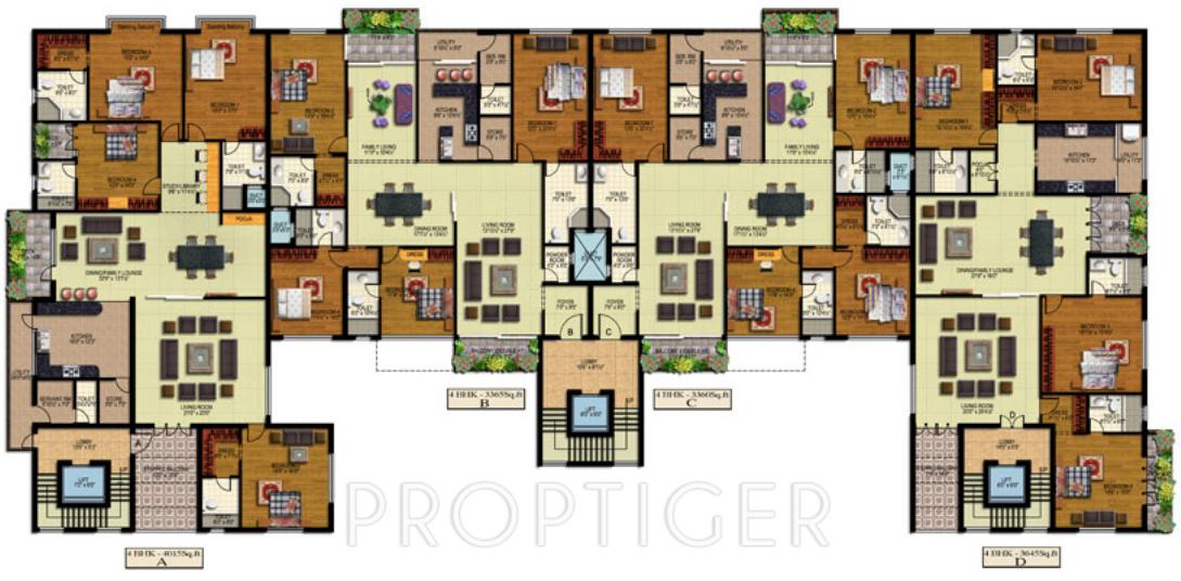 Images for Cluster Plan of Vijay Rain Forest