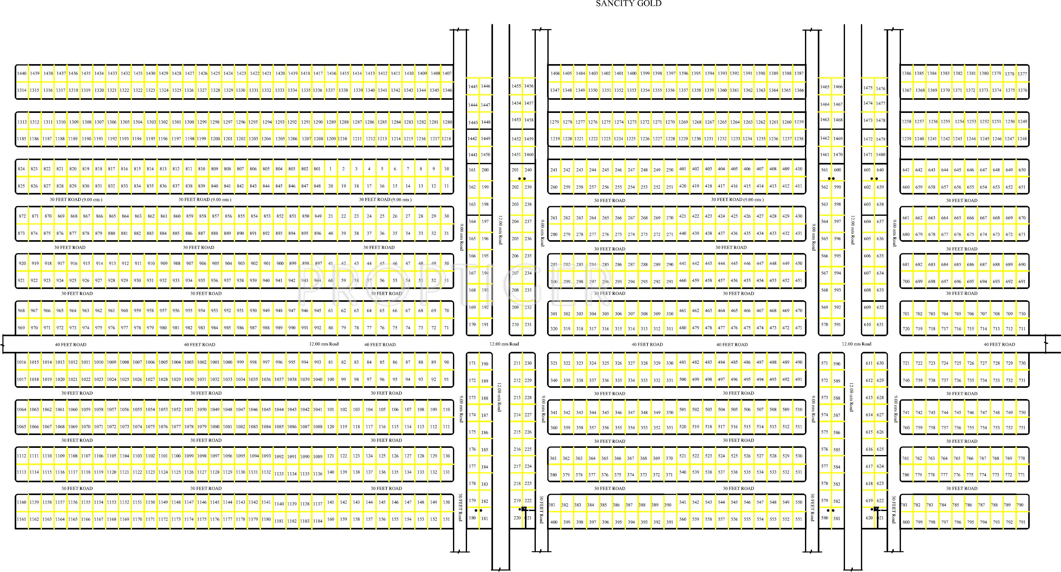 Images for Layout Plan of Vsan Sancity Gold
