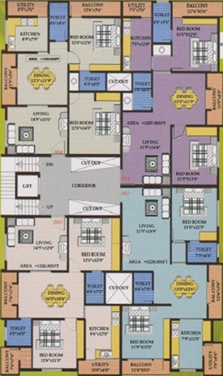 Images for Cluster Plan of Sai Purvi Developers Purvi Grand