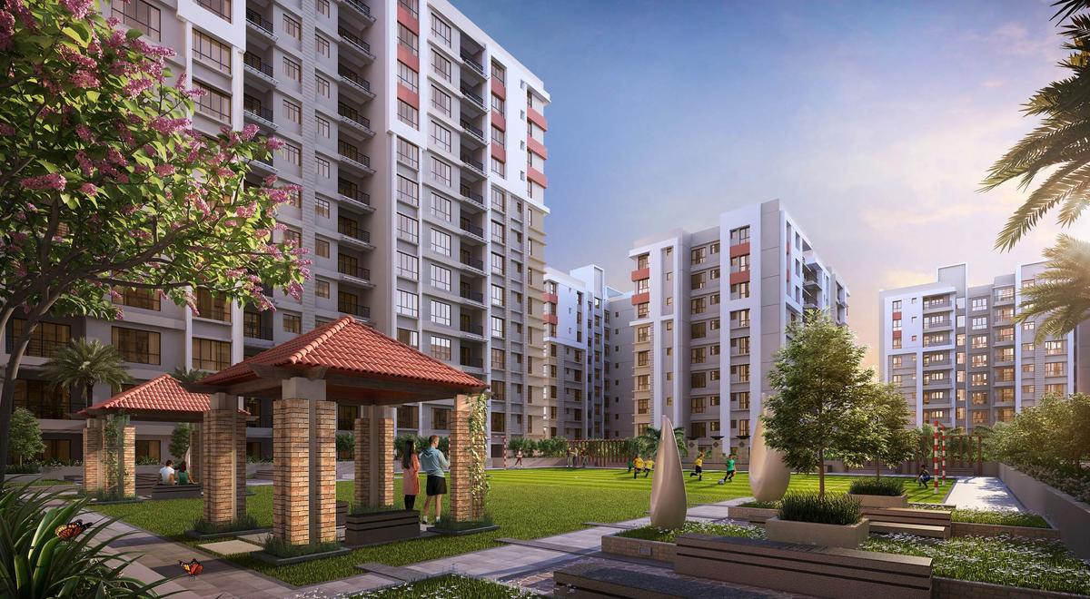 southwinds Images for Elevation of Primarc Projects and Srijan Realty and Riya Group Southwinds