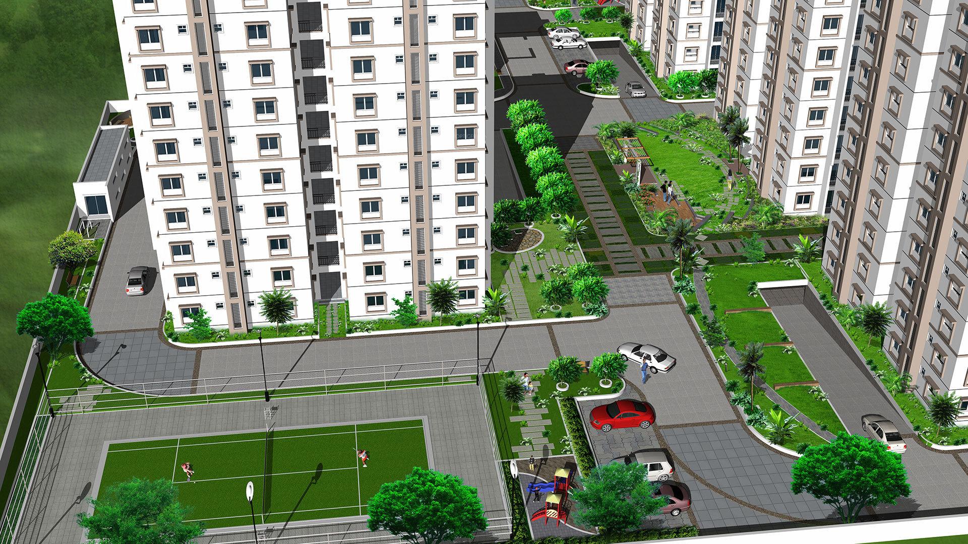 cyber-commune Images for Elevation of Aparna Constructions Cyber Commune