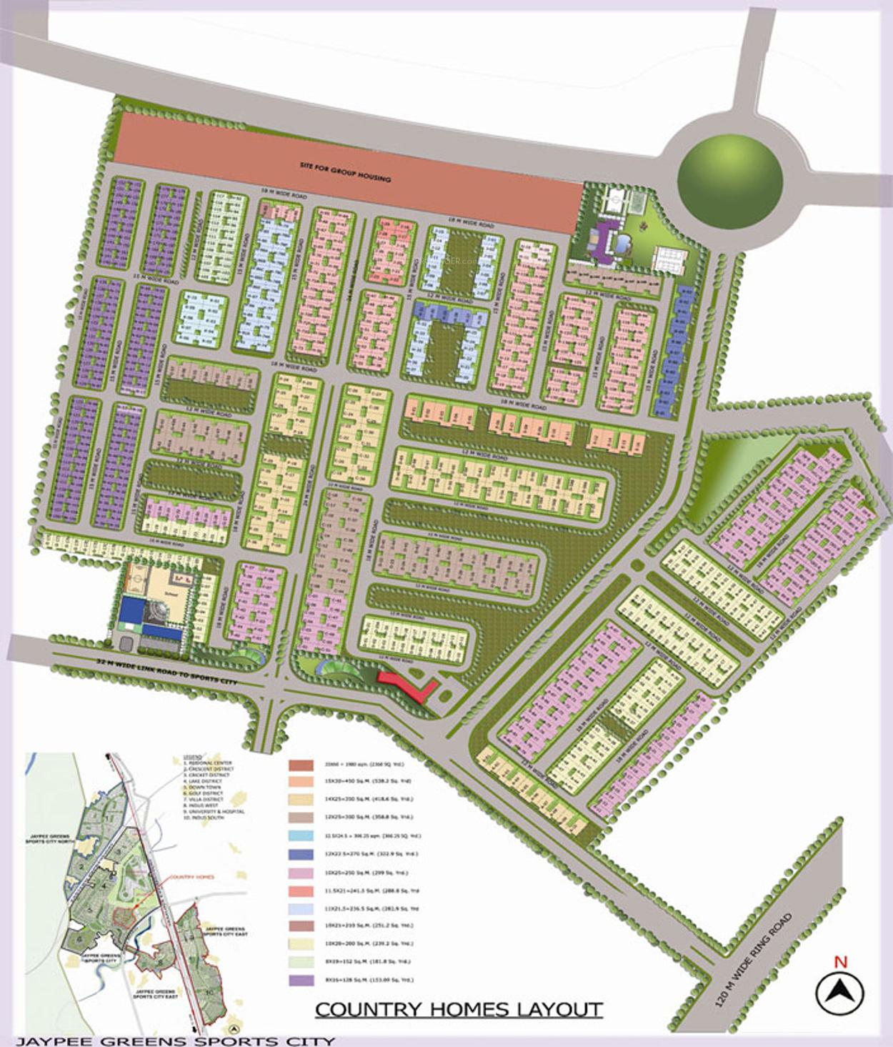 Images for Site Plan of Jaypee Country Homes