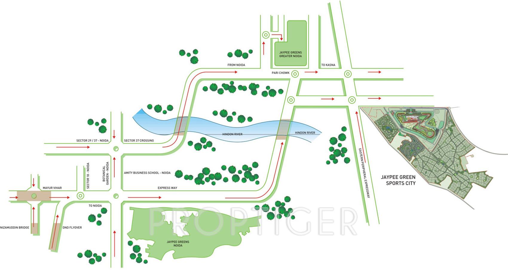 Images for Location Plan of Jaypee Country Homes