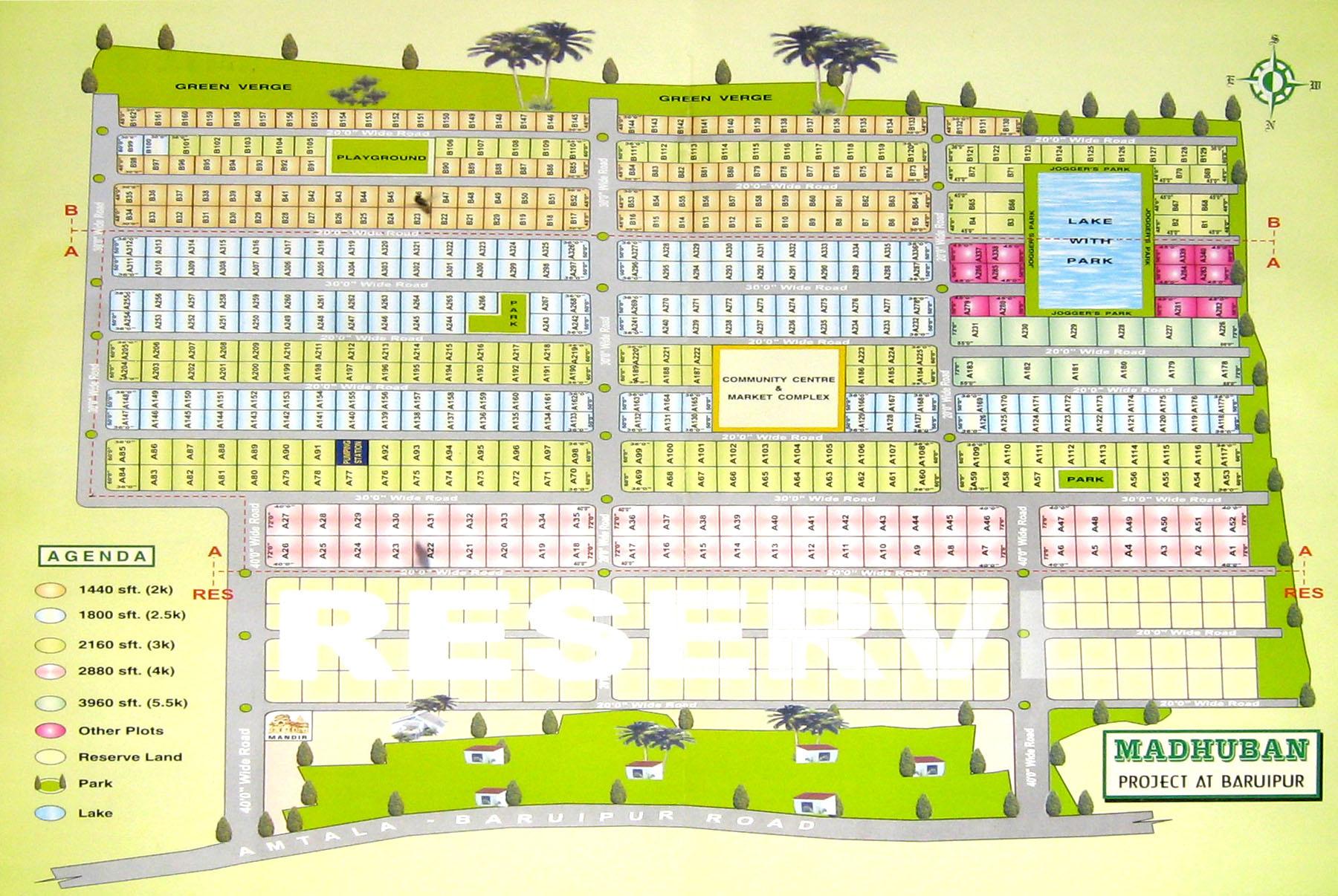 Images for Layout Plan of Unnayan Madhuban Block A And B