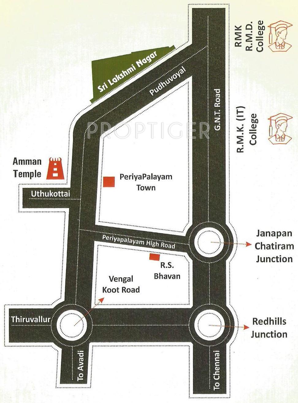sri-lakshmi-nagar Location Plan