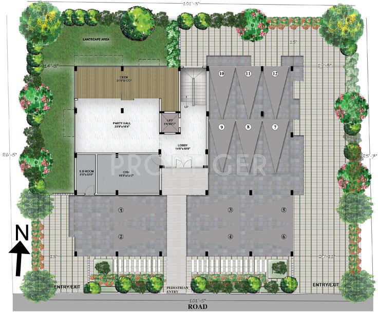 sumanth sreshta-avanthika Sreshta Avanthika Cluster Plan for ground Floor