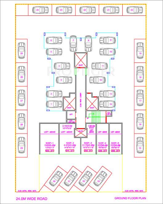 Images for Cluster Plan of Tejas Narmada