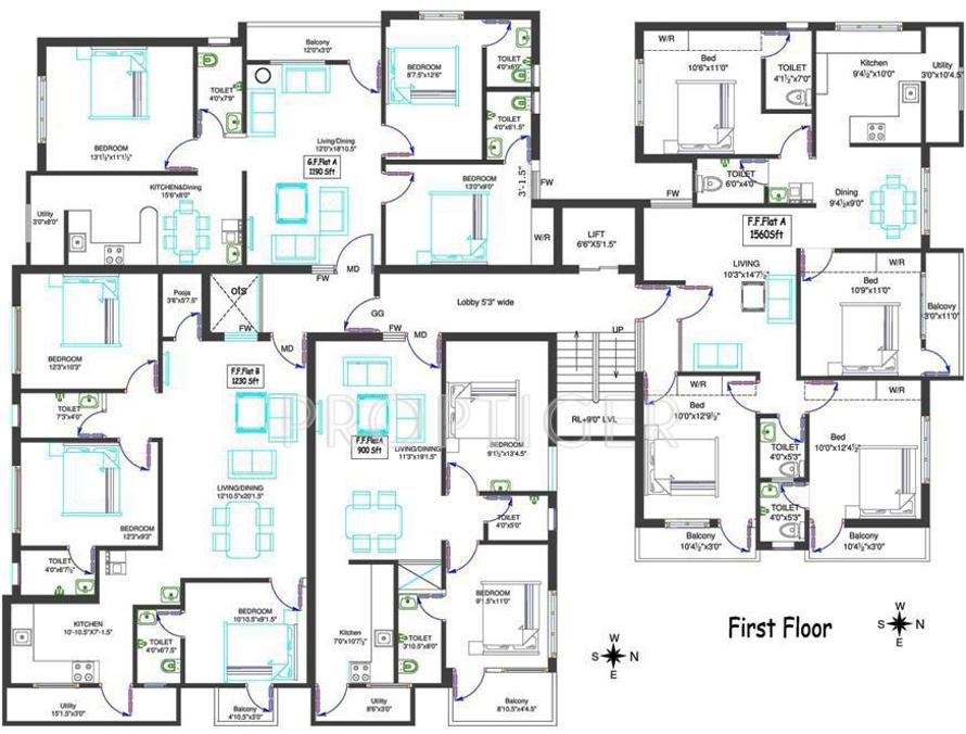 Images for Cluster Plan of VJS Associates Kumaran Ousadhaa