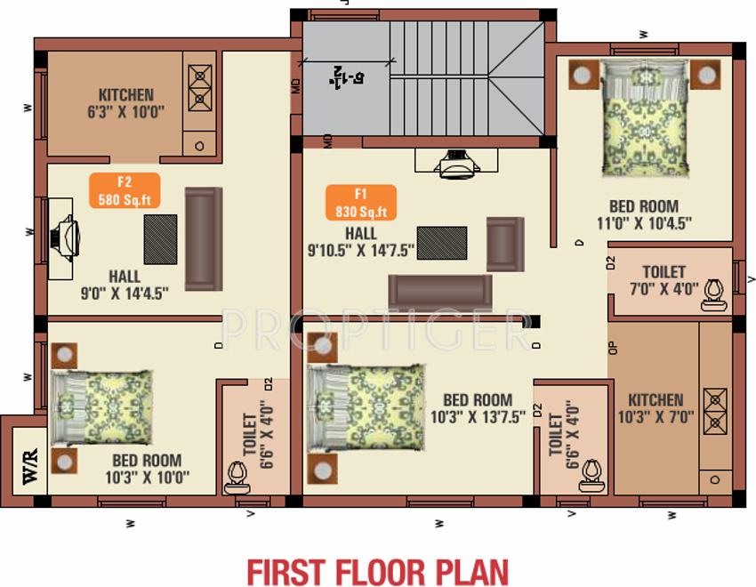 ms-foundations apple-tree Apple Tree Cluster Plan for 1st Floor