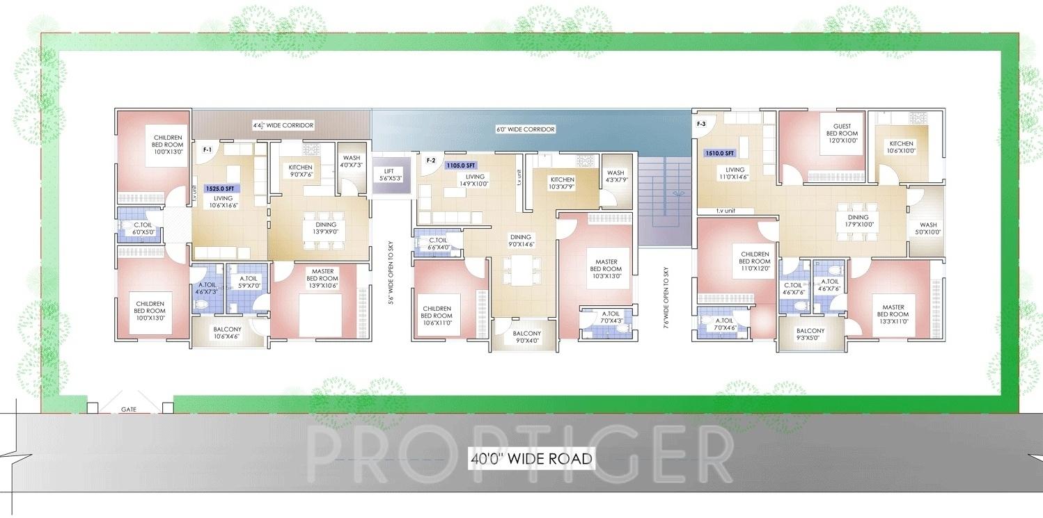 Images for Cluster Plan of Concrete OU Colony