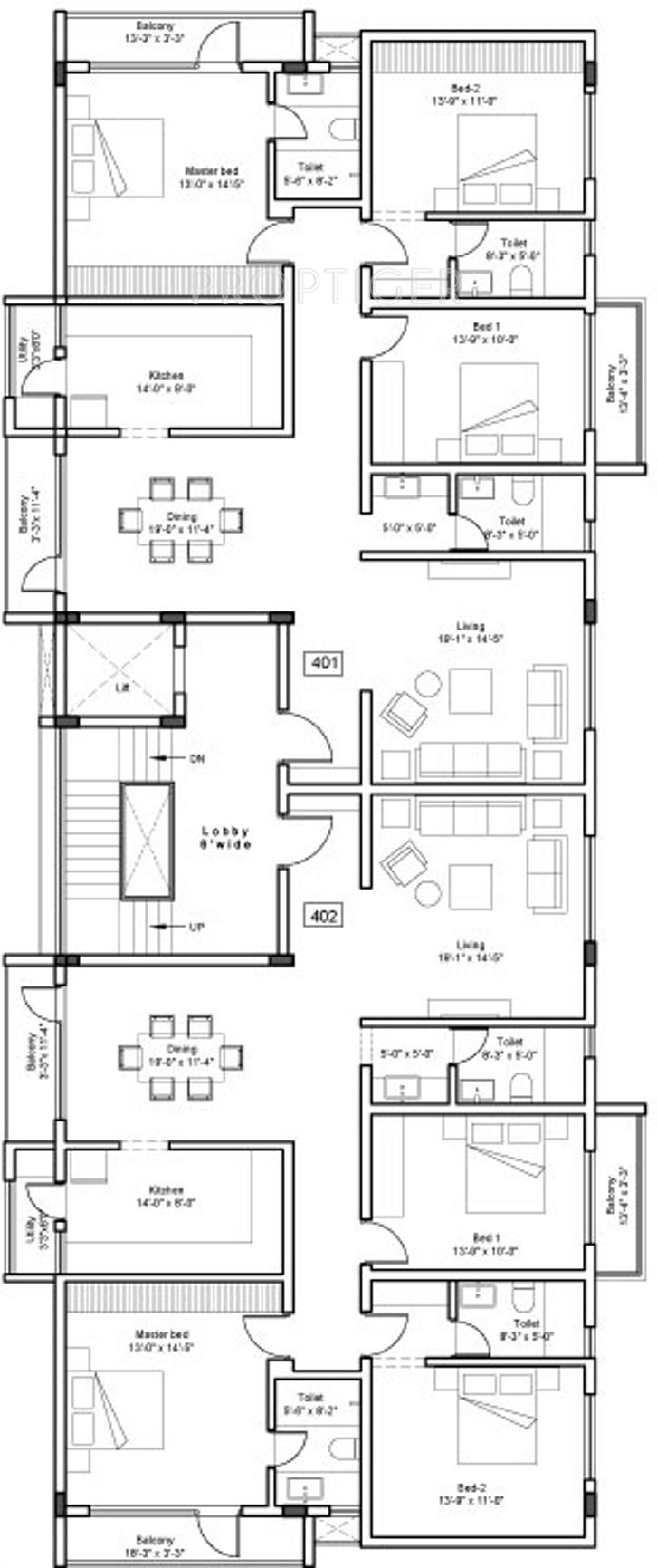 mahindra-serenity Images for Cluster Plan of Kay Arr And Co Mahindra Serenity