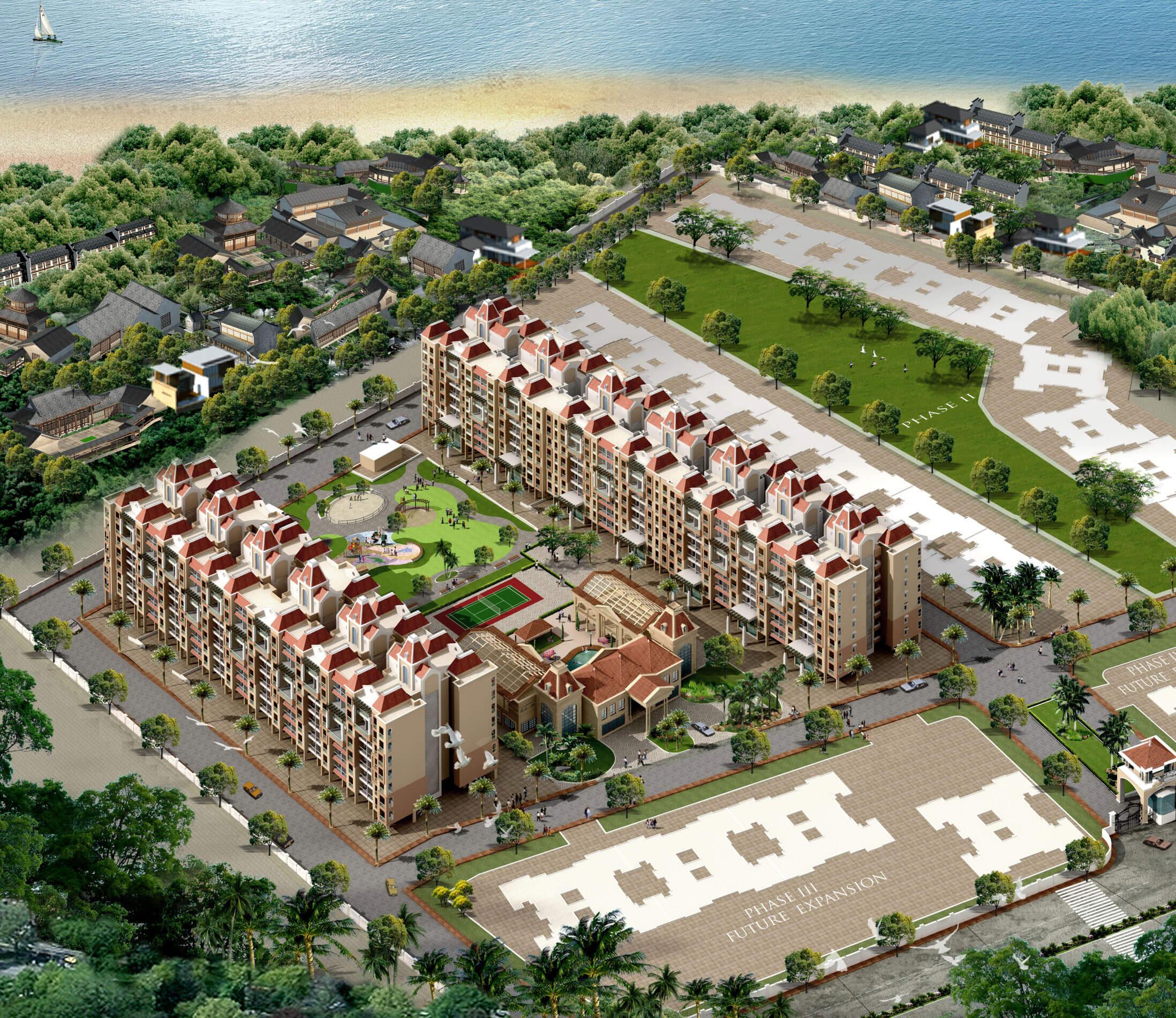 ocean-park-residency Images for Elevation of Mohan Ocean Park Residency