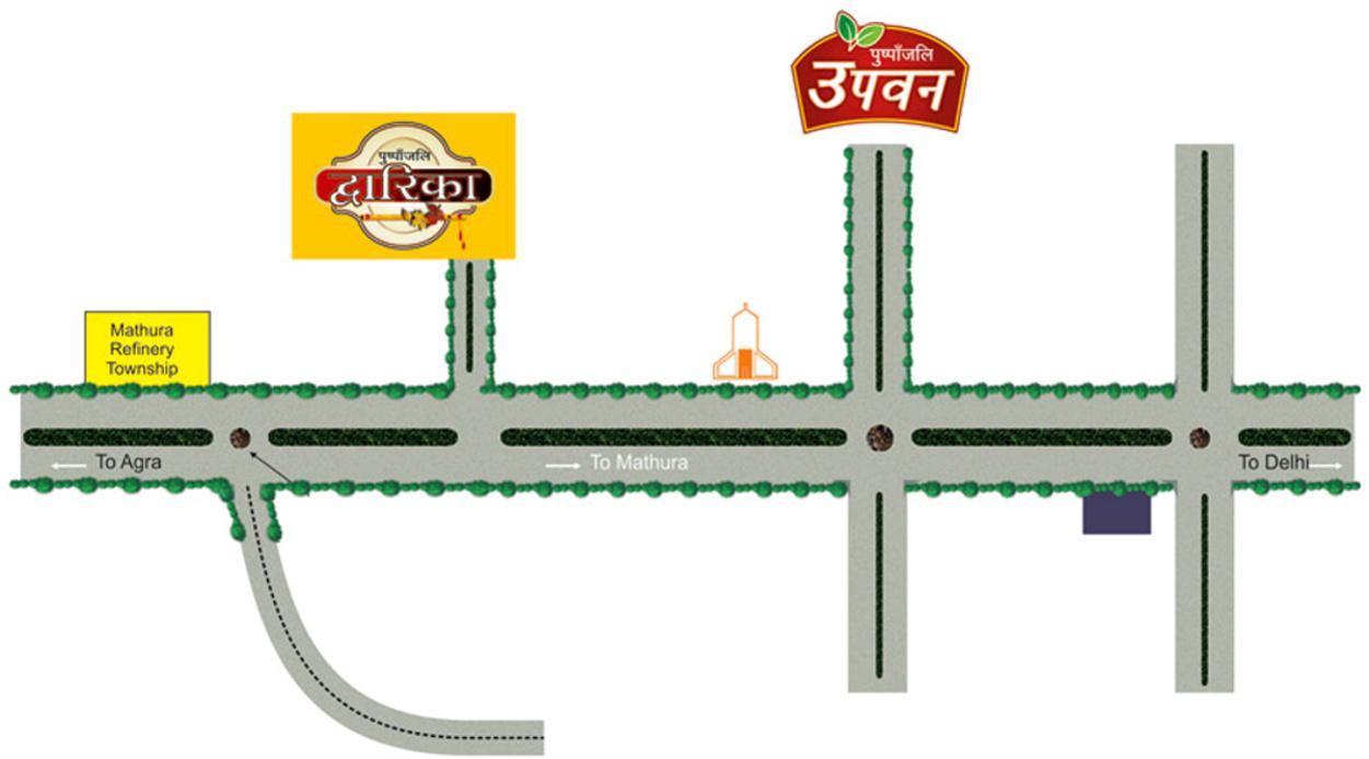 Images for Location Plan of Pushpanjali Upvan