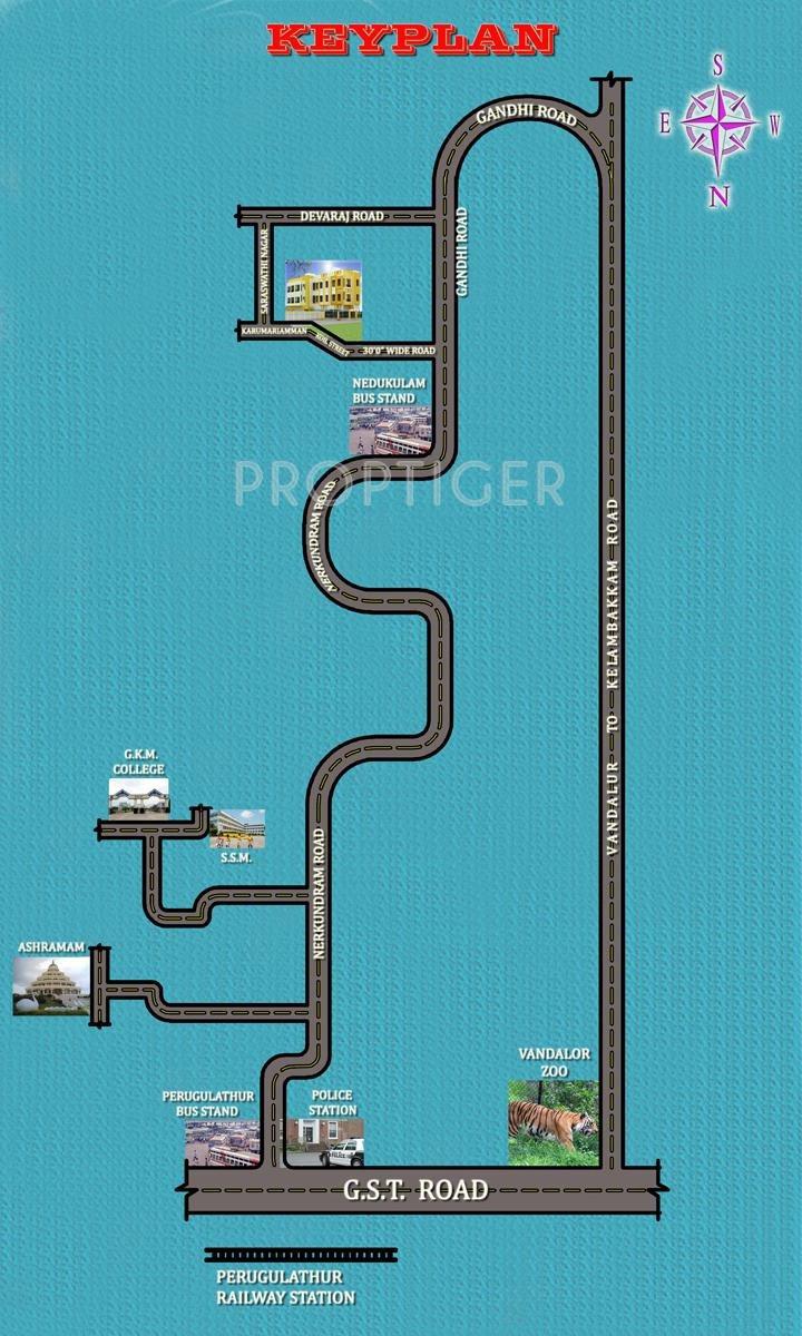 Devanayaki construction Anjalai Enclave Location Plan