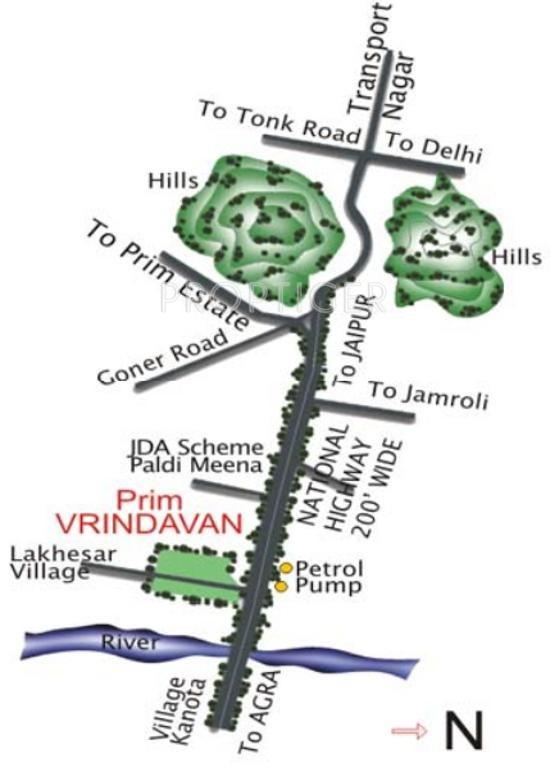 Images for Location Plan of Finetech Prim Vrindavan