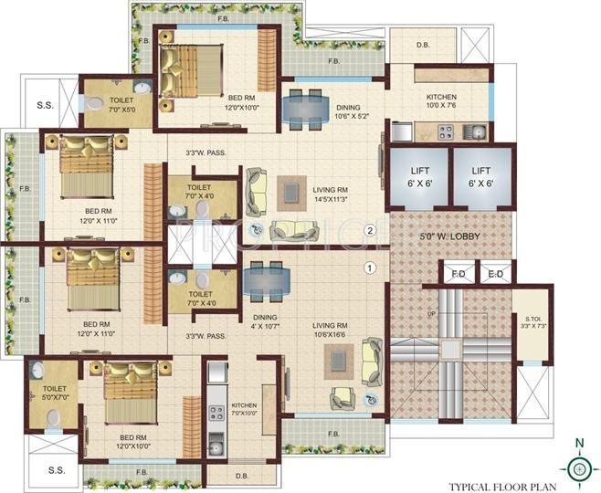 Images for Cluster Plan of DV Fressia NX
