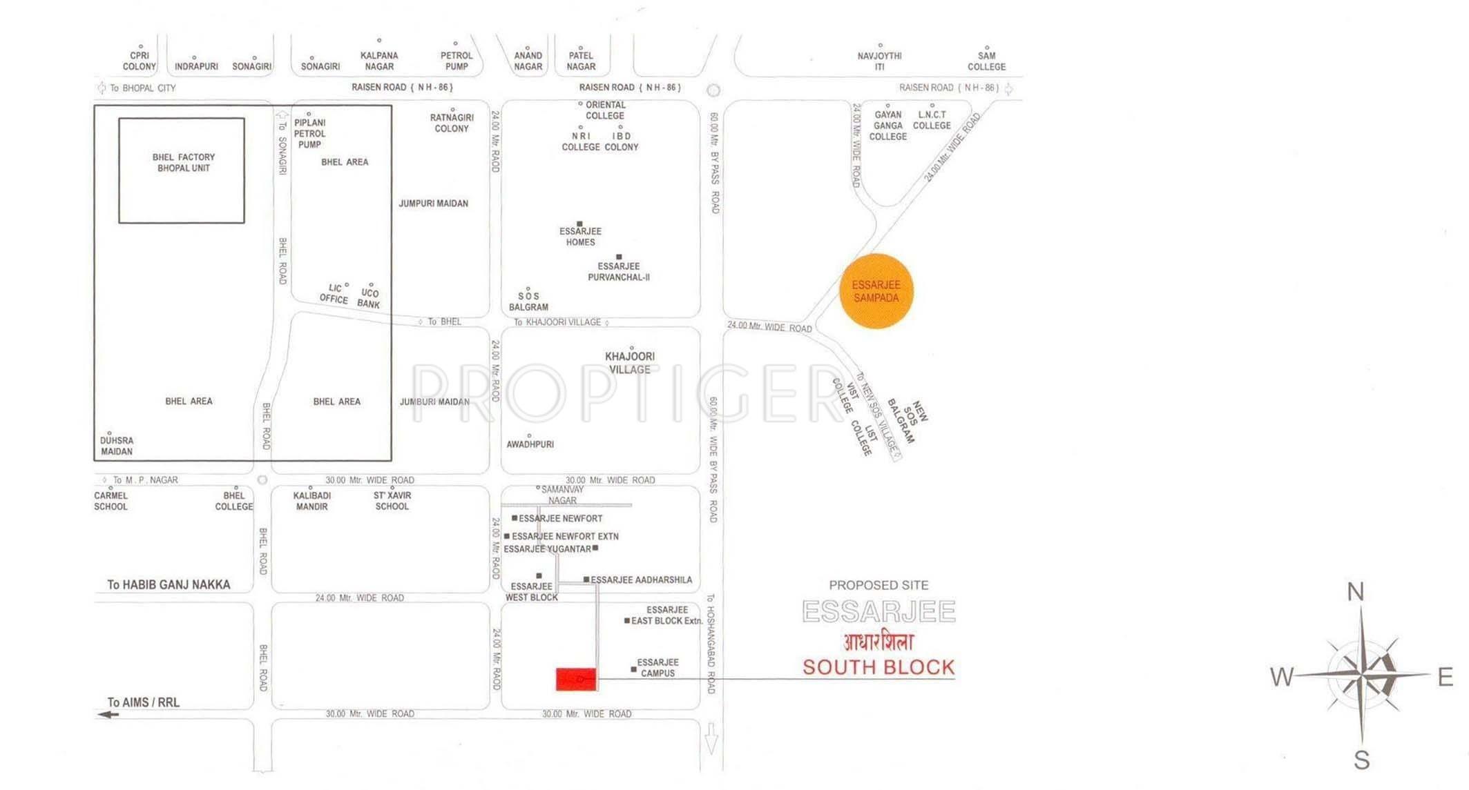aadharshila-south-block Images for Location Plan of Essarjee Aadharshila South Block