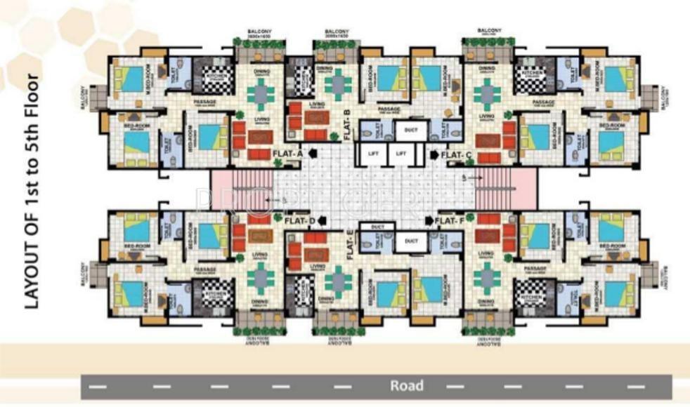 Images for Cluster Plan of Uttarayan Developers Pvt Ltd Heights