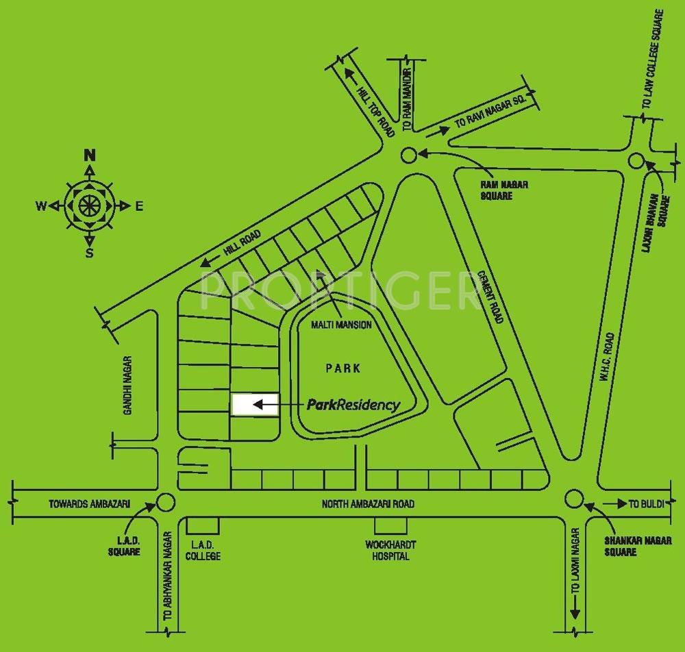 Gurumurty Constructions Park Residency Location Plan