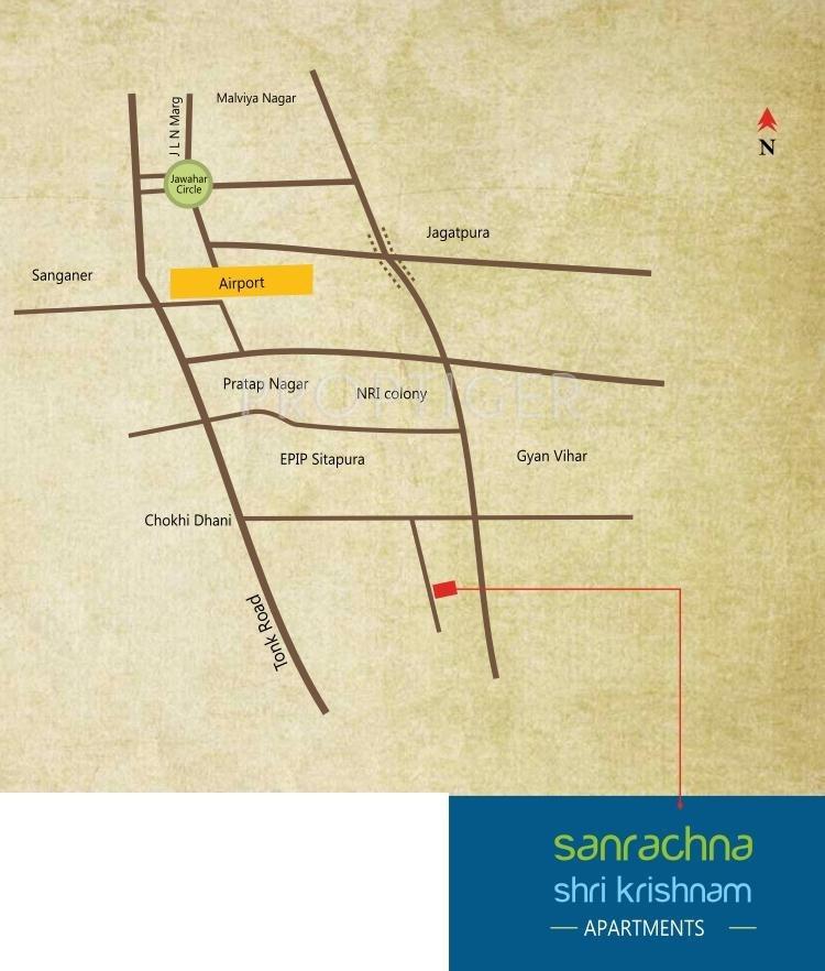 Images for Location Plan of IPG Sanrachna Shri Krishnam Apartment