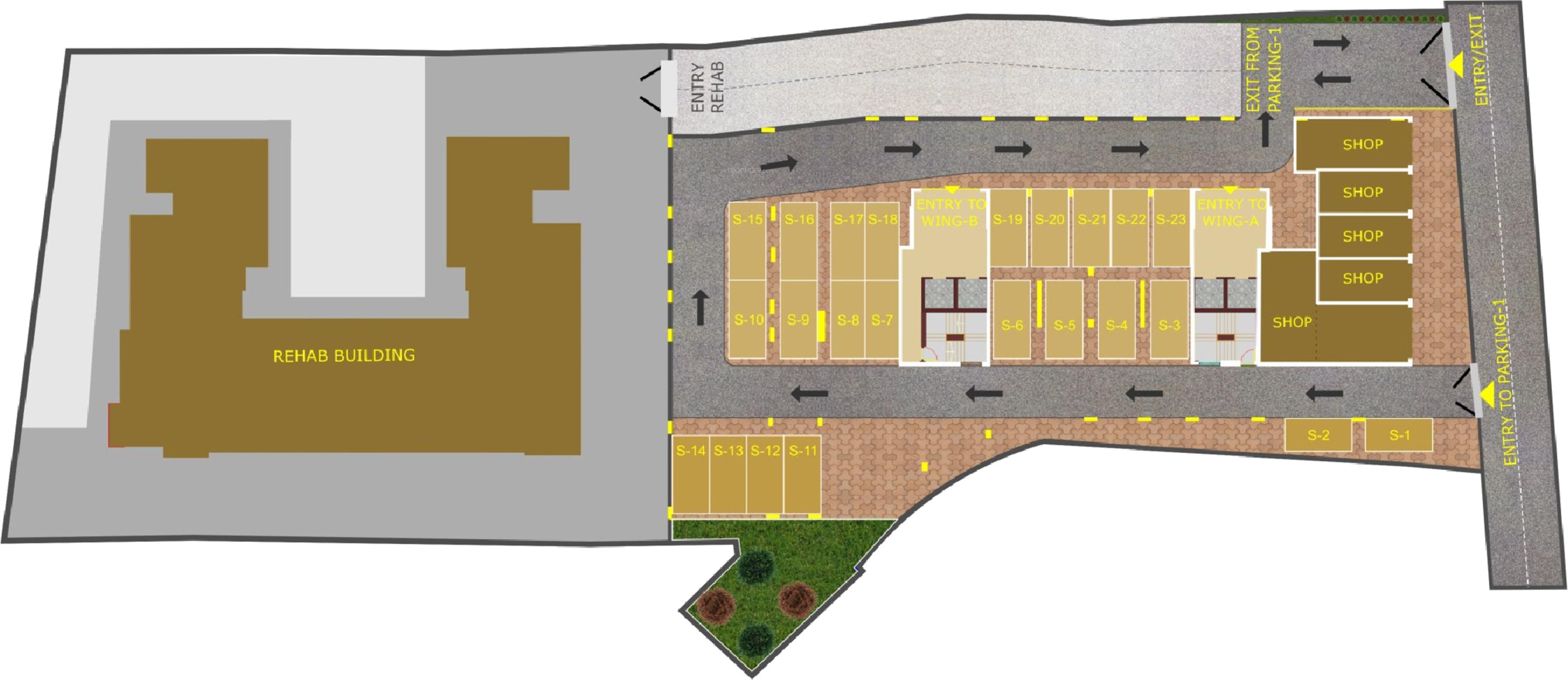 pride Images for Layout Plan of Matoshree Pride