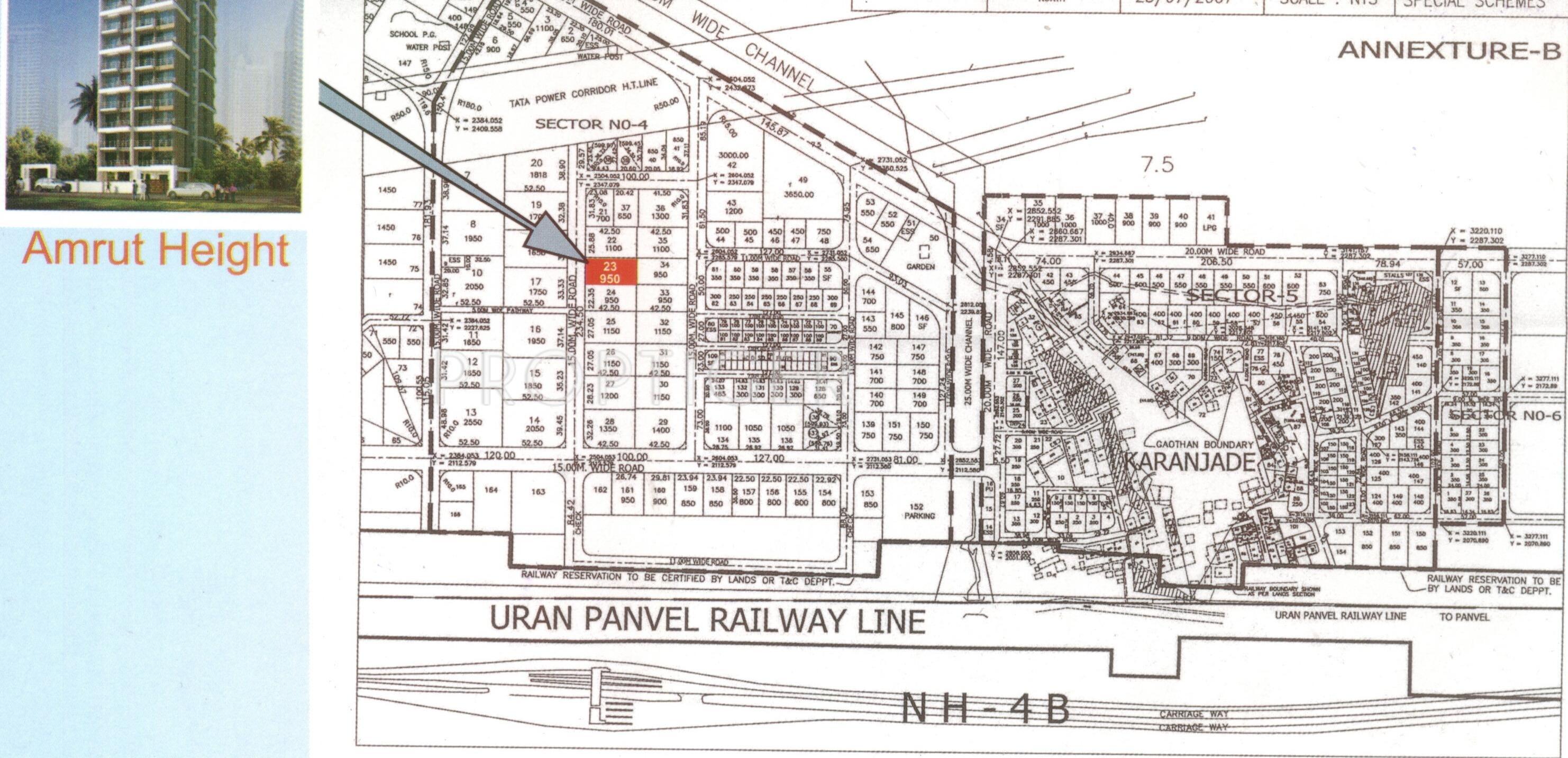 Dev Enterprises Amrut Height Location Plan