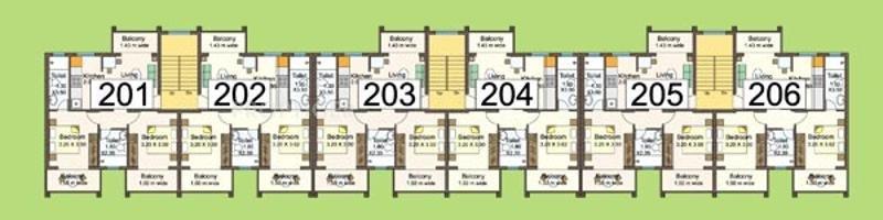 Aquarius Kda Developers Four Seasons Phase III Cluster Plan 2nd Floor