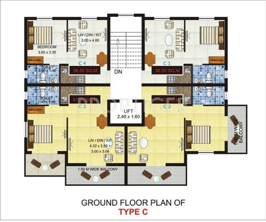 Images for Cluster Plan of B and F Ivy Retreat