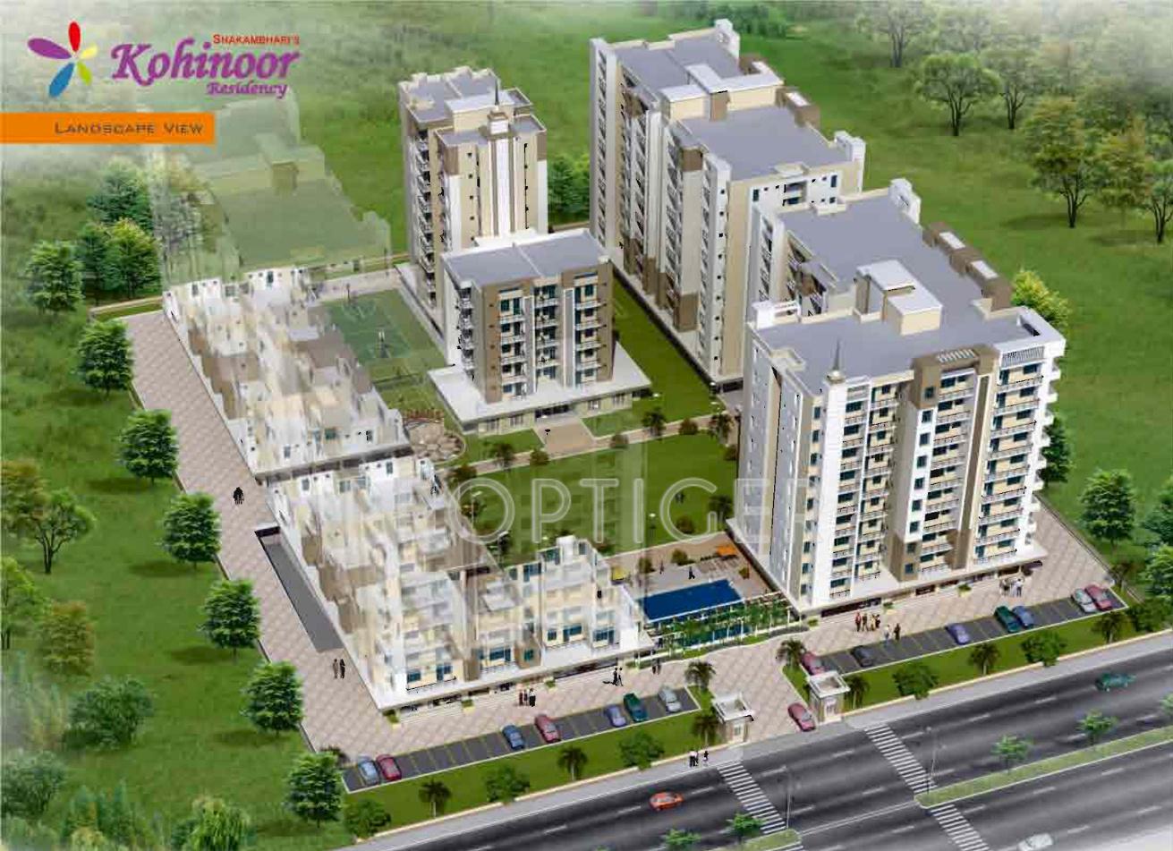 kohinoor-residency Images for Elevation of Shree Shakambhari Developers Pvt Ltd Kohinoor Residency