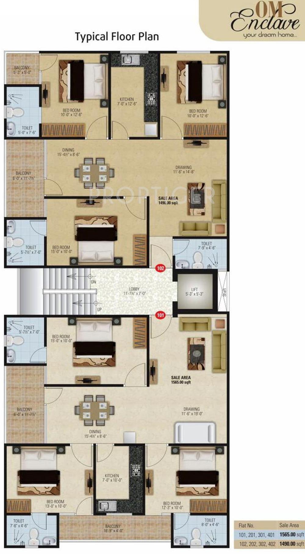 Images for Cluster Plan of Parwani Om Enclave