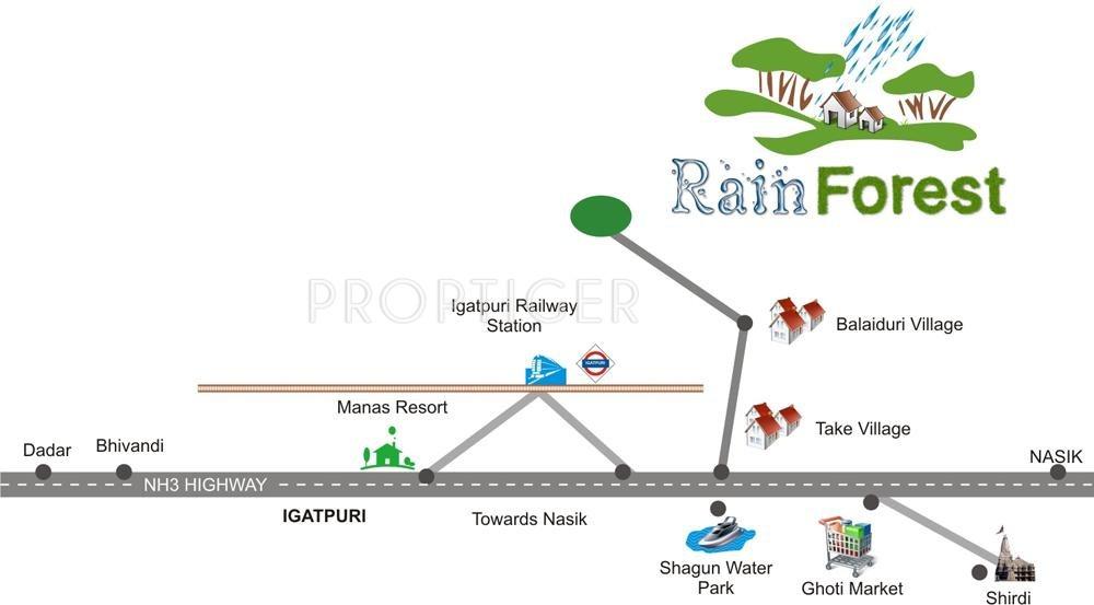 Popular Buildcon Realty Rain Forest Villa Location Plan