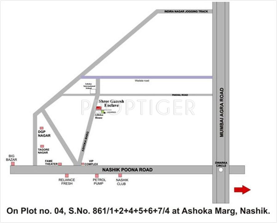 shree-ganesh-constructions enclave Location Plan